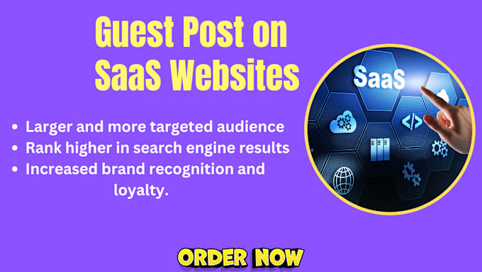 Gig Preview - Provide guest post on high da saas website