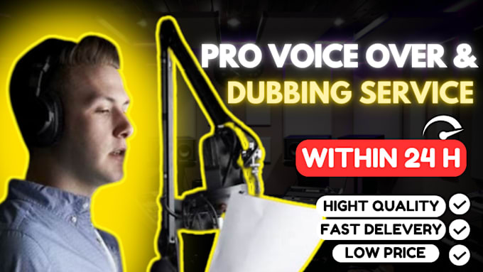 Gig Preview - Voice over translate, record a character voice over for documentary, 3 languages