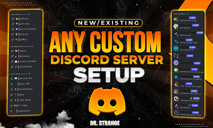 Gig Preview - Do any custom discord server setup within 12 hours