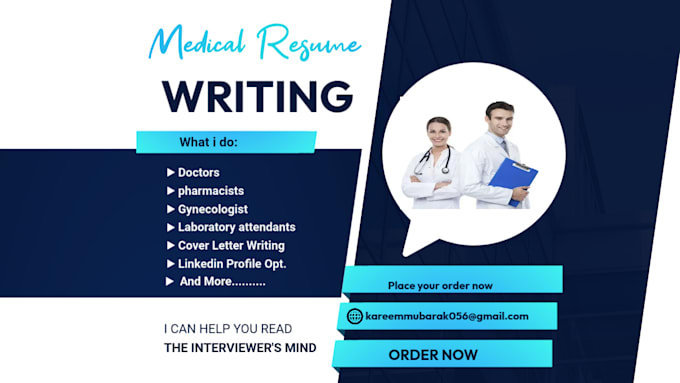 Gig Preview - Write nursing, rn, lpn, medical and healthcare resume