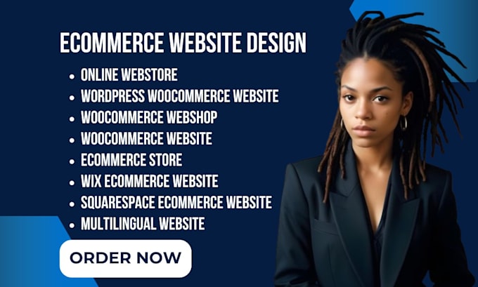 Gig Preview - Online webstore wordpress woocommerce webshop, wix squarespace ecommerce website