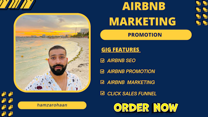 Gig Preview - Promote and market your airbnb listing to increase you airbnb online booking