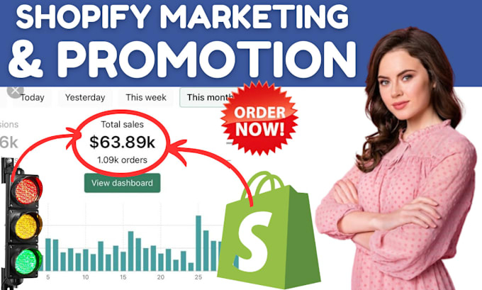 Bestseller - boost shopify sales traffic shopify marketing go viral do topup website linking