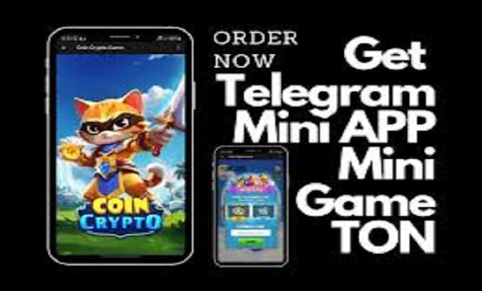 Gig Preview - Create p2e crypto game and telegram mini app telegram web game ton,