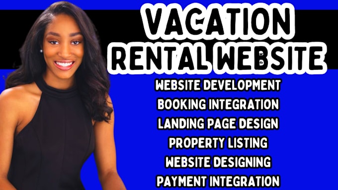 Gig Preview - Vacation rental website short term rental vacation website airbnb website