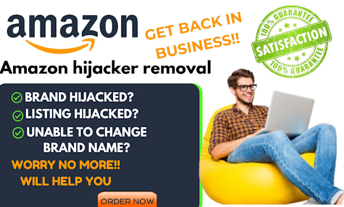 Gig Preview - Remove amazon hijacker seller or hijacker storefront from product listing