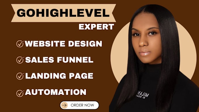 Gig Preview - Design gohighlevel website gohighlevel website redesign gohighlevel automation