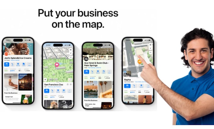 Gig Preview - List your business on app map, create apple map listing for your business