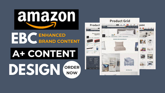 Gig Preview - Design a plus content ebc design amazon image listing infographics