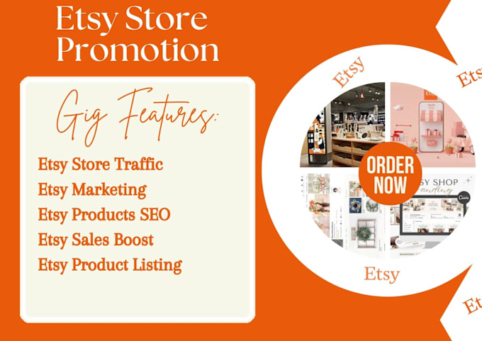 Gig Preview - Do etys promotion, etsy seo,etsy marketing, etsy sales boost,etsy views