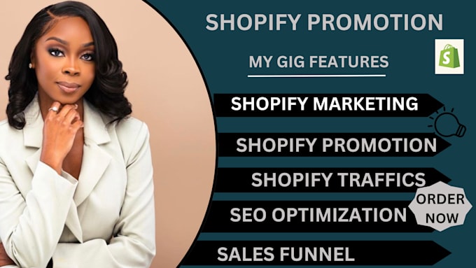 Gig Preview - Do shopify marketing, shopify promotion to increase shopify traffics