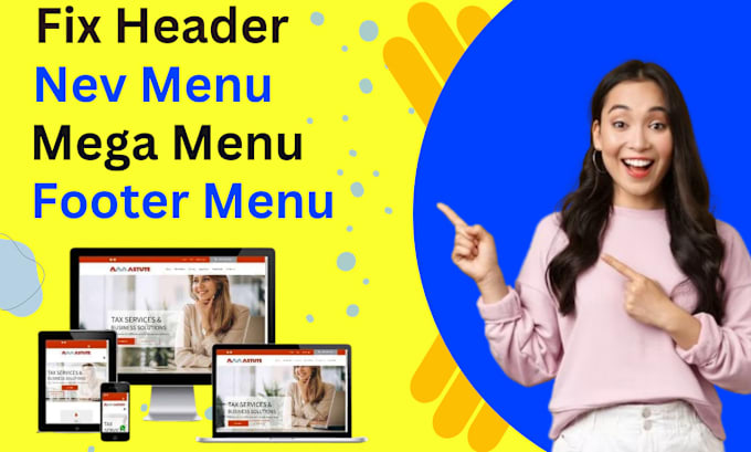 Gig Preview - Fix header footer divi mega menu elementor mega menu and custom menu