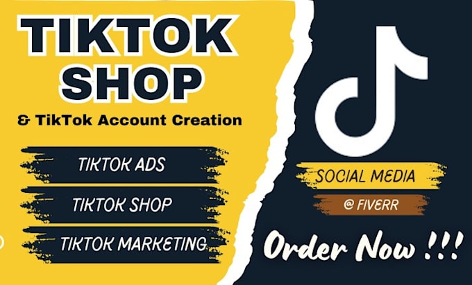 Gig Preview - Setup tiktok shop create us tiktok sshop ads tiktok marketing on tiktok shop