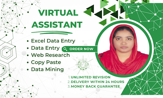 Bestseller - do virtual assistant,data entry,web research and copy paste