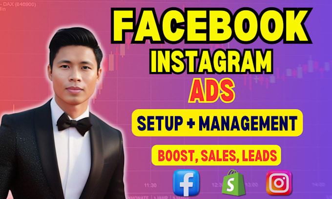 Gig Preview - Setup fb ads,facebook ads manager, fb lead generation, meta ads, fb ads campaign