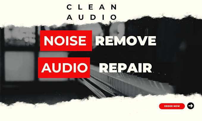 Gig Preview - Remove noise, echo, repair and clean your audio