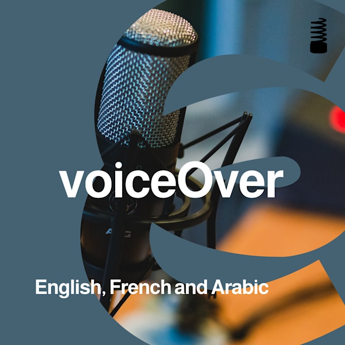 Gig Preview - Be your female voiceover in english french and arabic