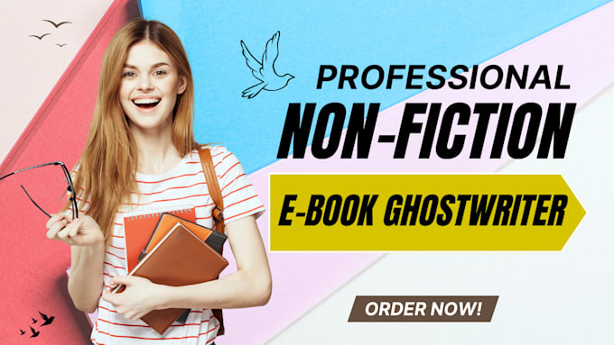 Gig Preview - Ghostwrite your nonfiction ebook as a ghost book writer, ghostwriter amazon kdp