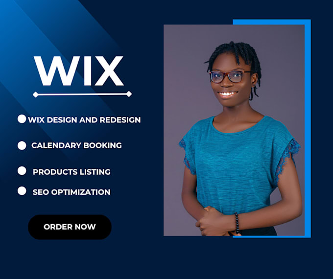 Gig Preview - Wix website design wix website redesign, wix website development, wix studio