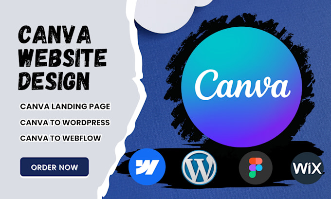 Gig Preview - Design canva website canva landing page canva portfolio website with canva pro