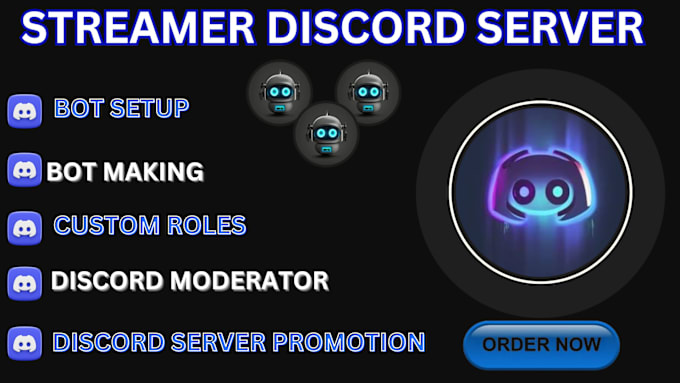 Gig Preview - Make a designed discord community to help rocket your channel