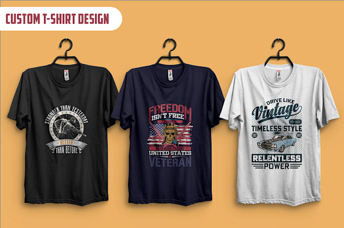 Bestseller - do an imaginative custom t shirt design