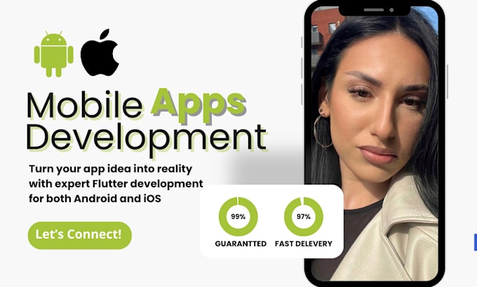 Gig Preview - Do android app and ios app development, mobile app development, flutter app