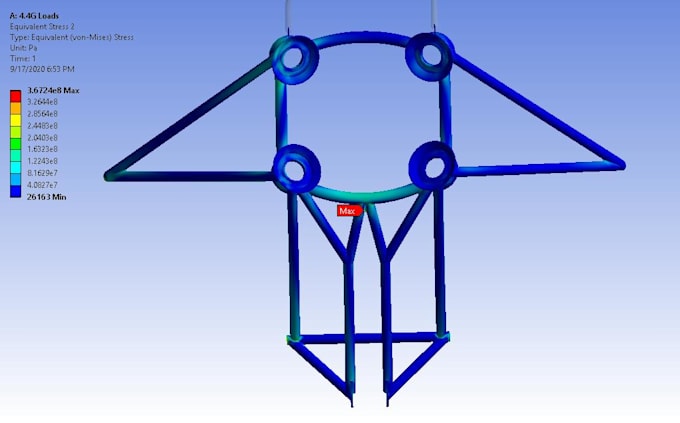 Gig Preview - Do fea of composites and metals on ansys and femap