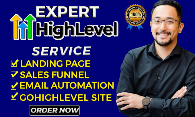 Gig Preview - Be your gohighlevel expert for go high level website and sales funnel