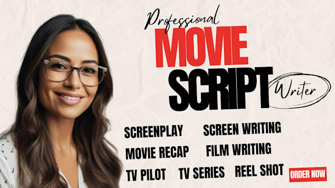 Gig Preview - Be your screenwriter movie script screenplay feature film screenwriting