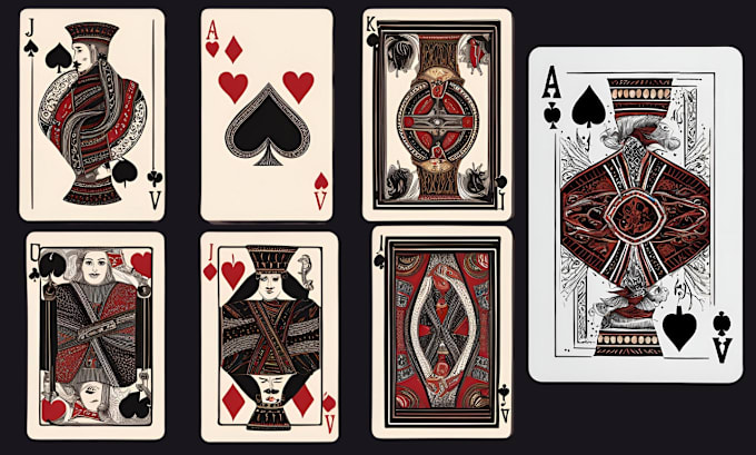 Gig Preview - Design playing cards poker cards decks of cards board games card games for you