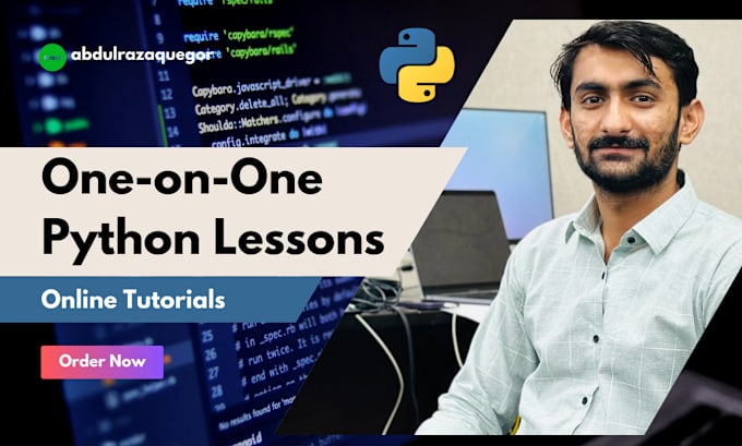 Gig Preview - Be your python programming tutor, beginner to advanced