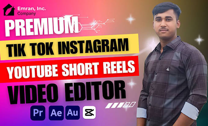 Gig Preview - Premium tik tok instagram youtube short reels video editor