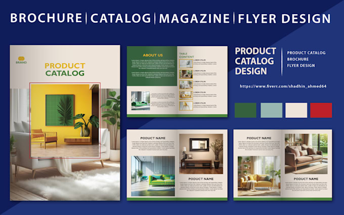 Bestseller - design product catalog, flyer, brochure, company profile, and booklet