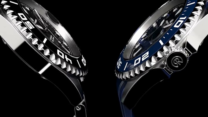 Gig Preview - Do high quality 3d wristwatch animation, 3d jewelry design, ring, watch render