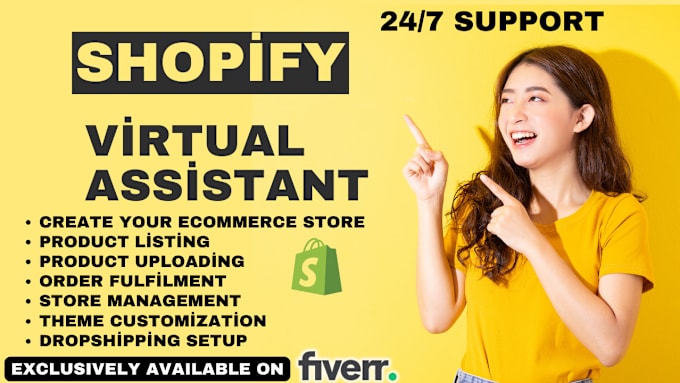 Bestseller - be your shopify virtual assistant