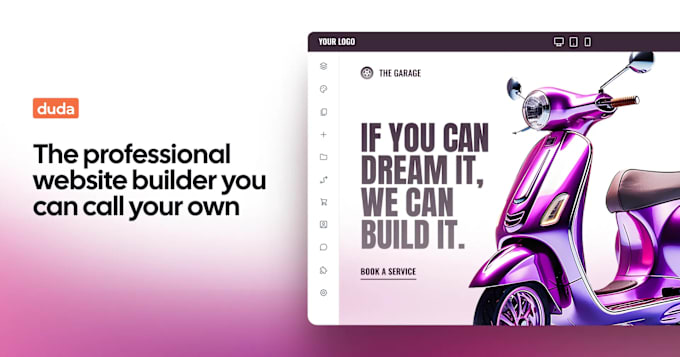 Gig Preview - Design and develop website using duda website builder for your brand