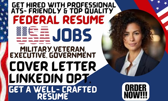 Bestseller - write a federal  resume, military veteran, ksa response for USA jobs