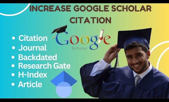 Gig Preview - Increase google scholar citation,backdated citation, publish articles