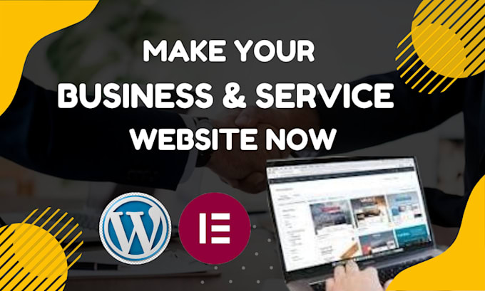 Gig Preview - Create a website for your startup business or service using wordpress