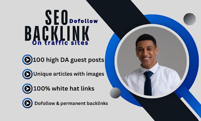 Gig Preview - Publish 100 guest posts SEO backlinks on high quality link building google rank