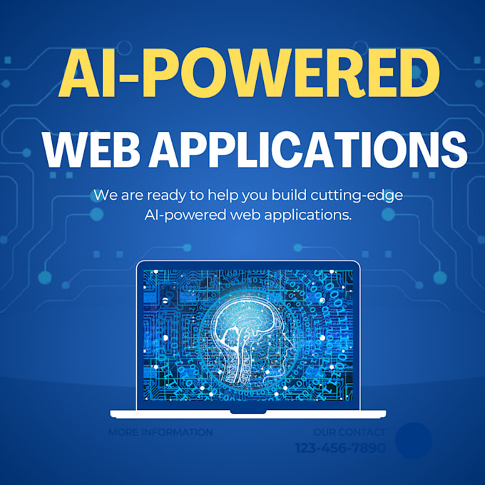 Gig Preview - Make ai powered web applications with python django, flask, react js fastapi