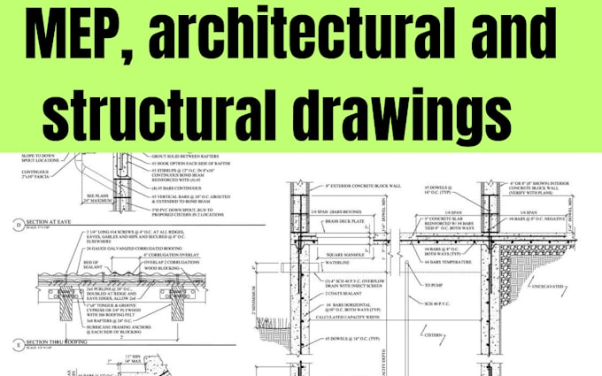 Gig Preview - Do mep and structural drawing