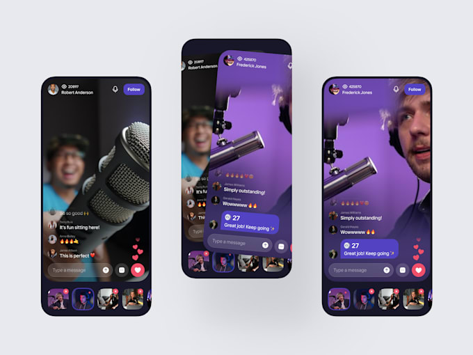 Gig Preview - Build live streaming app, video streaming, game streaming app, chat app