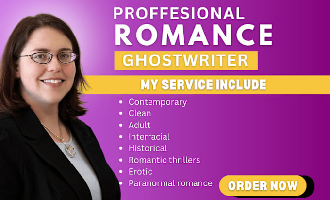 Gig Preview - Ghostwrite, rewrite your romance ebook erotic story romance and children ebook