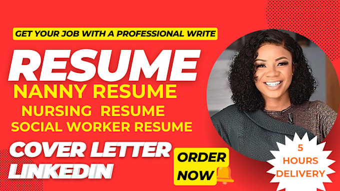 Gig Preview - Write medical, healthcare, dentist, and social worker resume and cover letter