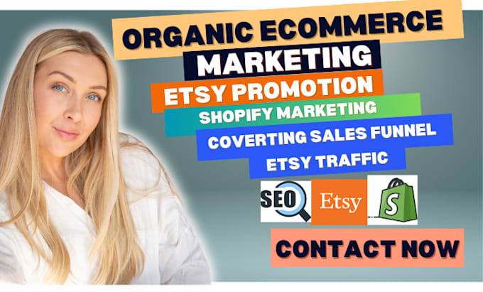 Gig Preview - Etsy promotion shopify promotion etsy traffic  shopify marketing etsy sales SEO