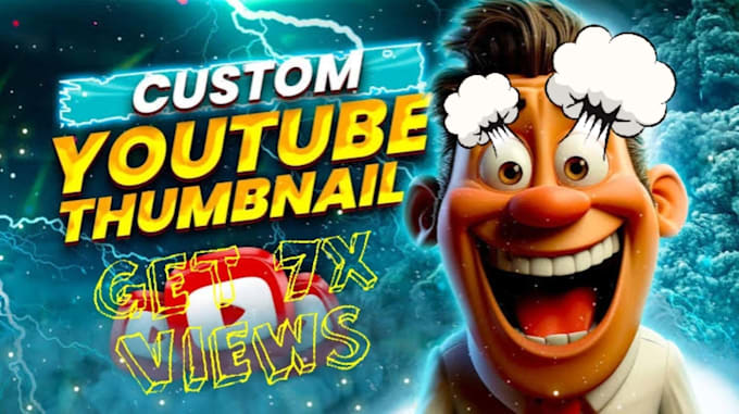 Gig Preview - Design an attractive custom youtube thumbnail in 12 hours