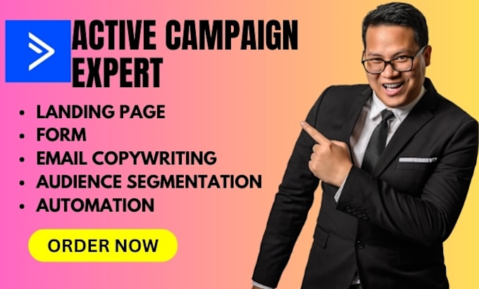 Gig Preview - Activecampaign email marketing landing page email copywriting with popup forms