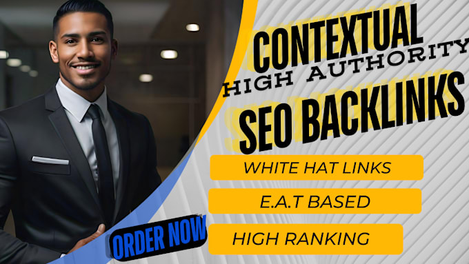 Gig Preview - Do contextual dofollow white hat high da seo backlinks for google ranking